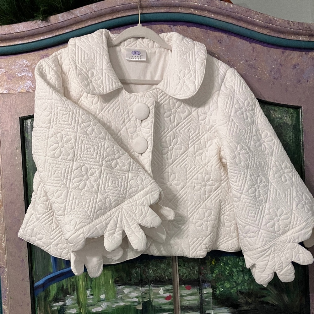 Quilted Jacket in White